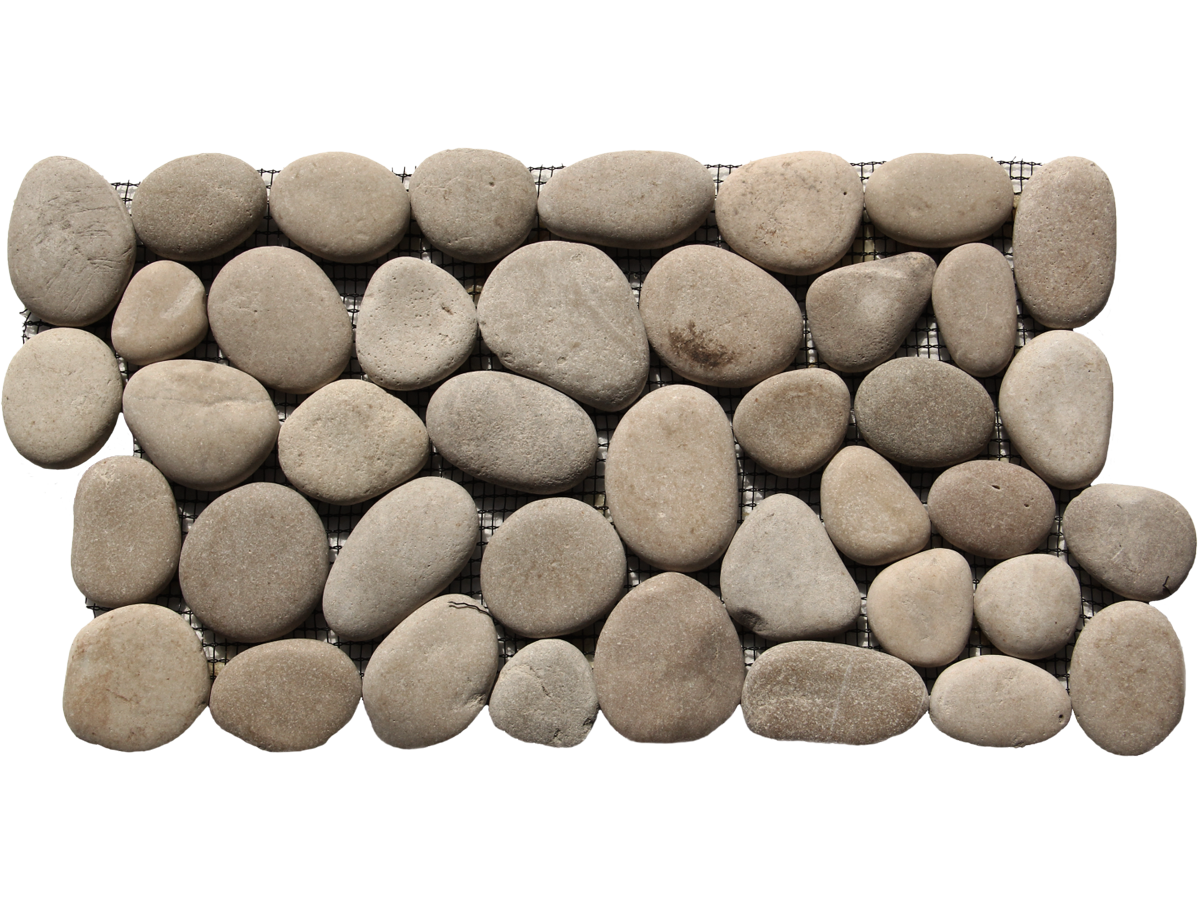 maluku Tan pebble borders