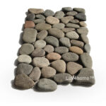 Natural Pebble Stone Tiles Mosaic.