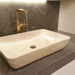 Cream Marble Sink Marble Washbasins 2