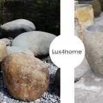 Natural Stone Pedestal Sinks Manufacturer Producer Standing Stone Basin 2