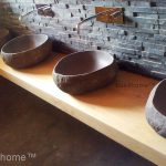 Natural stone sink vessel stone wash basins 4