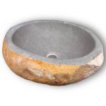Pebble stone vessel sink producer 1