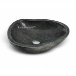 Pebble stone vessel sink producer 8