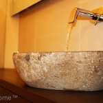 River stone vessel sink bathroom natural stone sinks 8