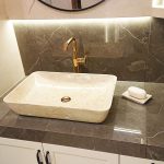Stone Basin Marble Sinks Cream 4