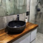 river stone sink bathroom stone washbasin 8