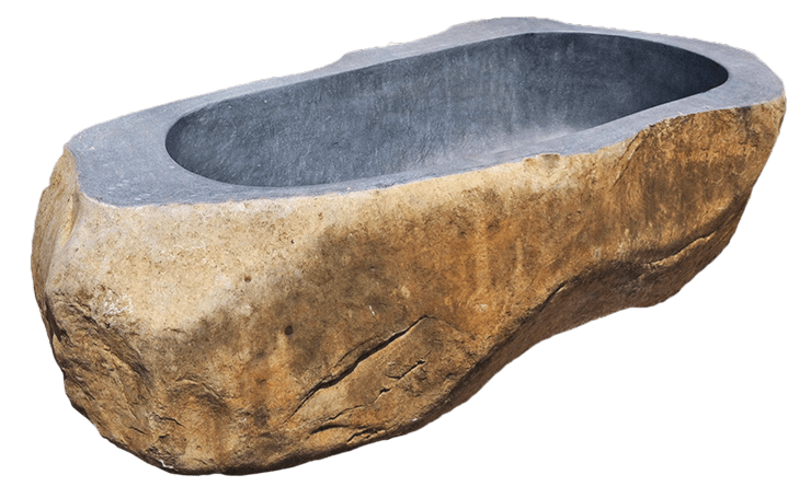 Boulder Stone Bathtub