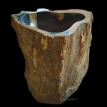 Frigidus Fossil Wood Pedestal Sinks 2
