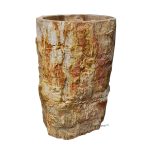 Frigidus Fossil Wood Pedestal Sinks 4