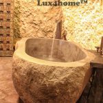 stone freestanding bath - granite tub