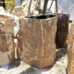Petrified Wood Stone Sink - Pedestal Sinks