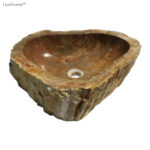 Petrified wood stone sinks