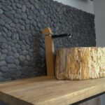 petrified wood wash basins - sinks