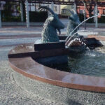 Black Pebble Tile Fountain
