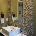 Grey Pebble Tiles bathroom