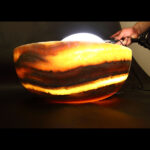 Lighted Natural Onyx sinks