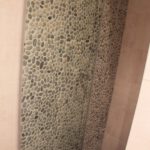Granite Pebble Tiles Shower