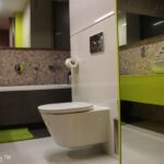 Beige Pebble Tiles Bathroom