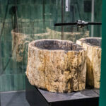 Petrified Wood Stone Sink made by Lux4home