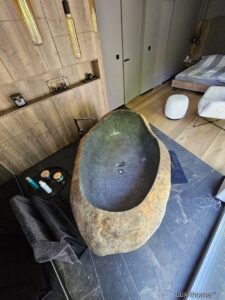 Natural Stone Bathtub - Bedroom