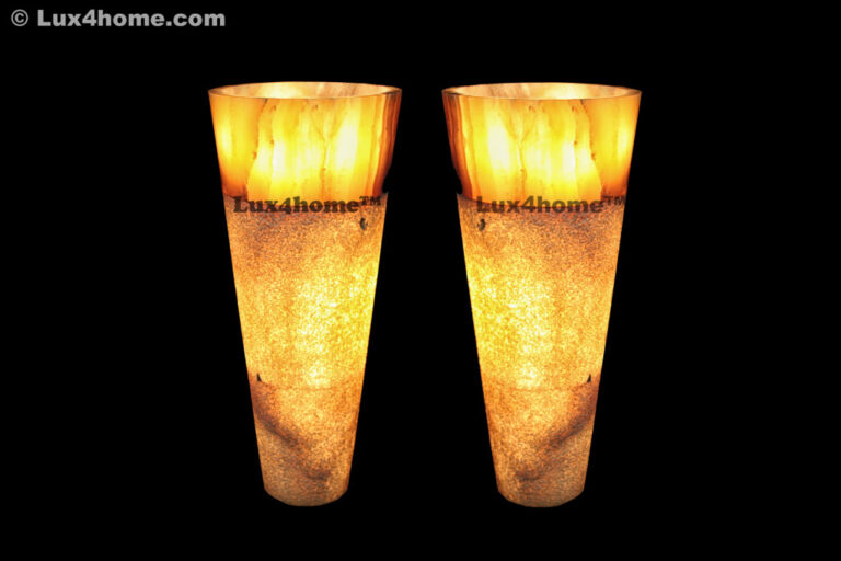 Twee bijzondere onyx wastafels met verlichting 1 Twee bijzondere onyx wastafels met verlichting