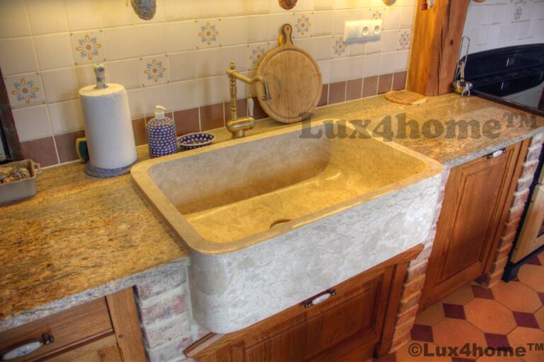 Een keuken in retrostijl met natuursteen 16 Een keuken in retrostijl met natuursteen