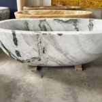 Carrara Stone Bathtub Lux4home