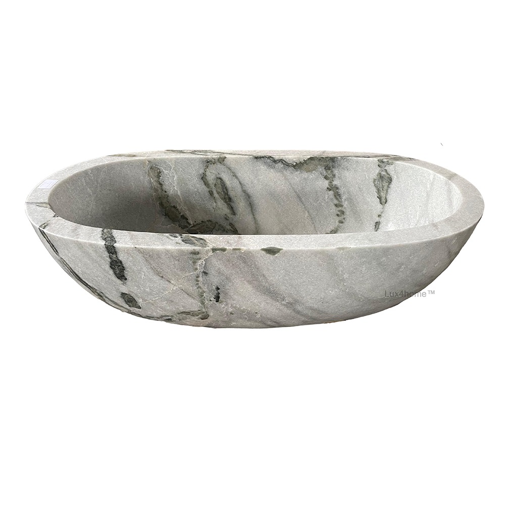 AURORA - Carrara Thallo Stone Bathtub